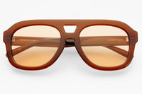 Chocolate Voyager Acetate Unisex Aviator Sunglasses