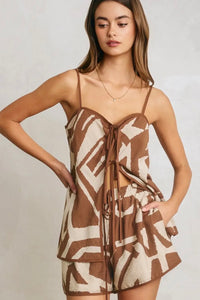 Mocha Muse Short Set