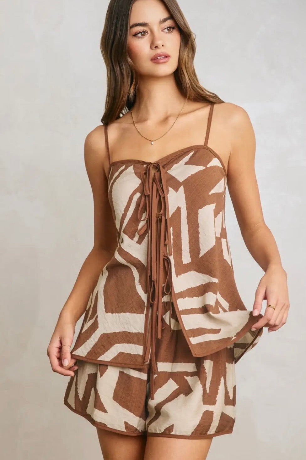 Mocha Muse Short Set