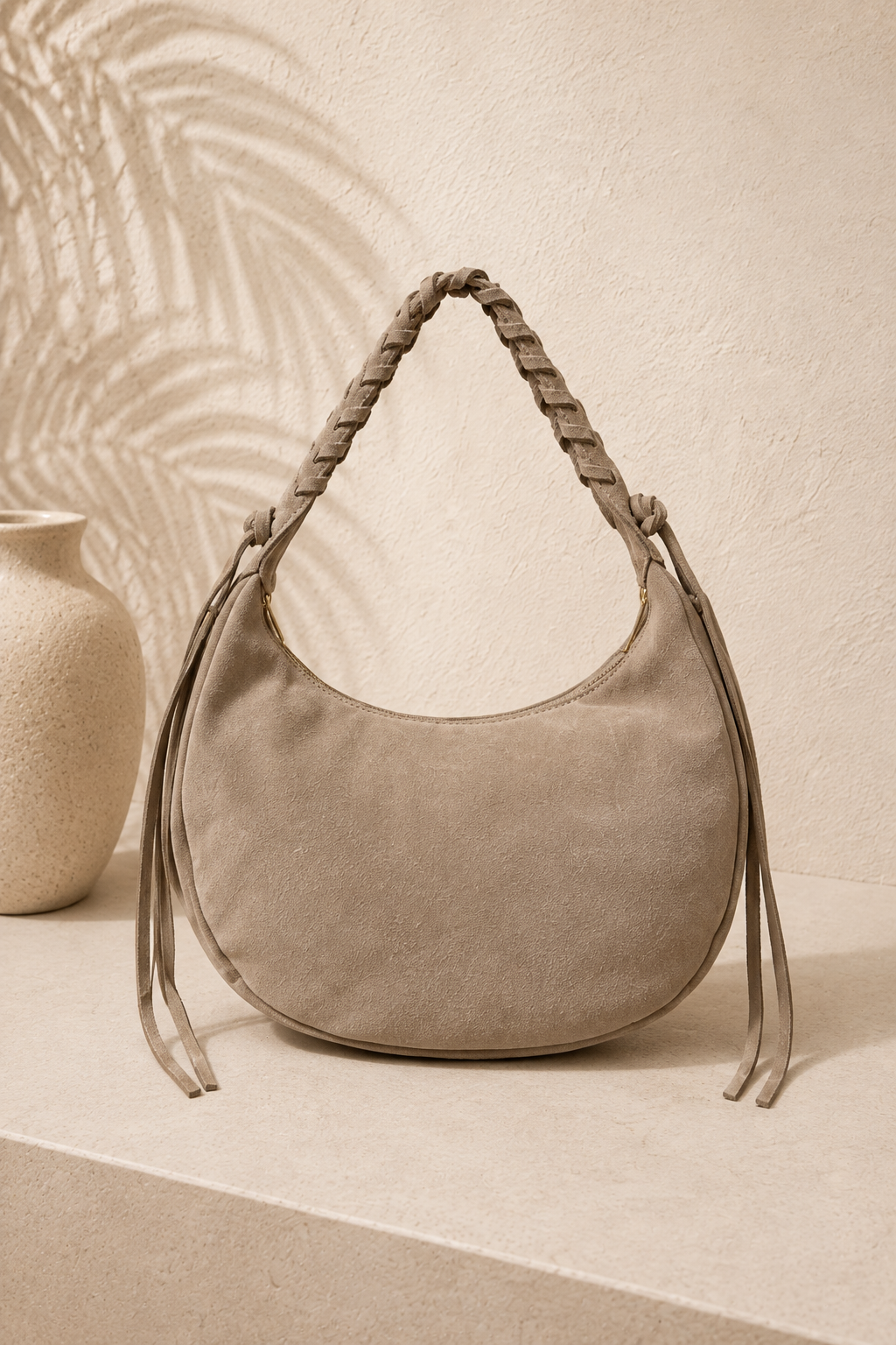 Siera Suede Hobo Bag