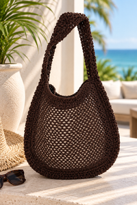 Cocoa Coast Crochet Tote