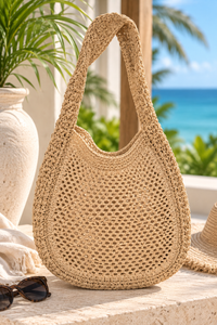 Sandbar Crochet Tote
