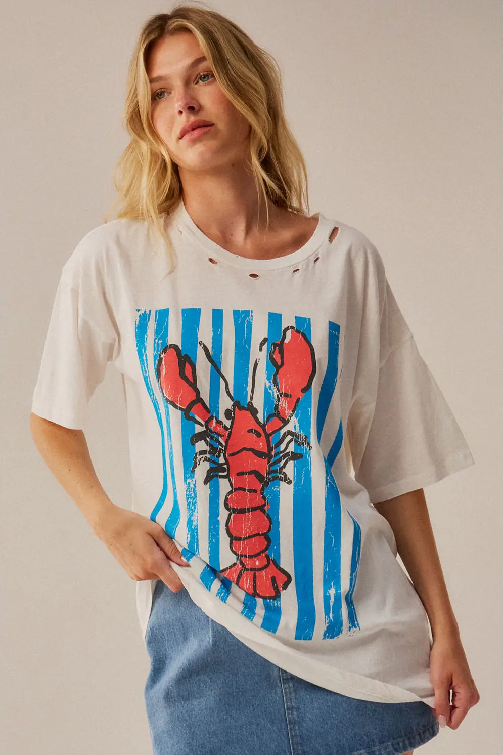 Vintage Lobster Graphic Tee