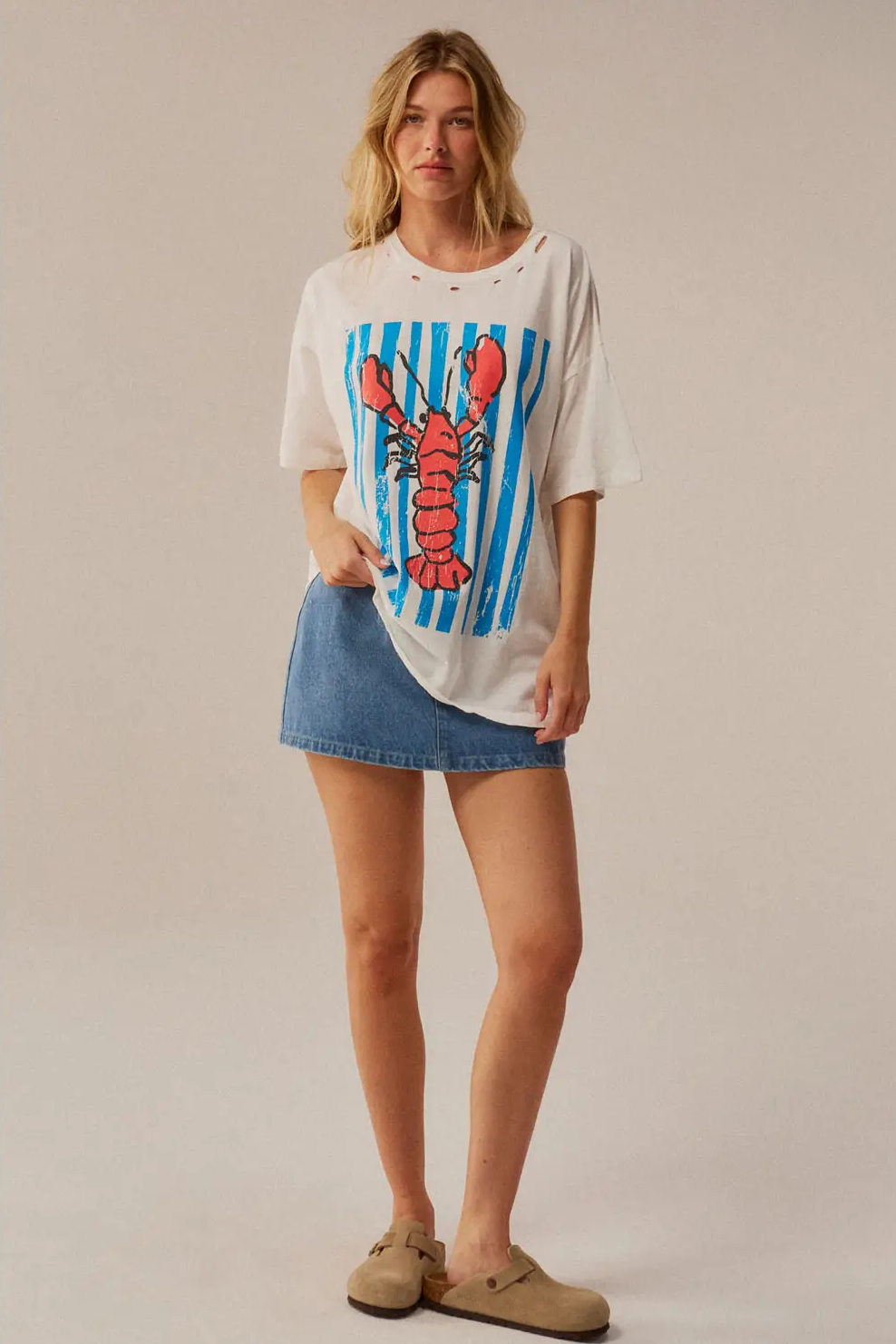 Vintage Lobster Graphic Tee