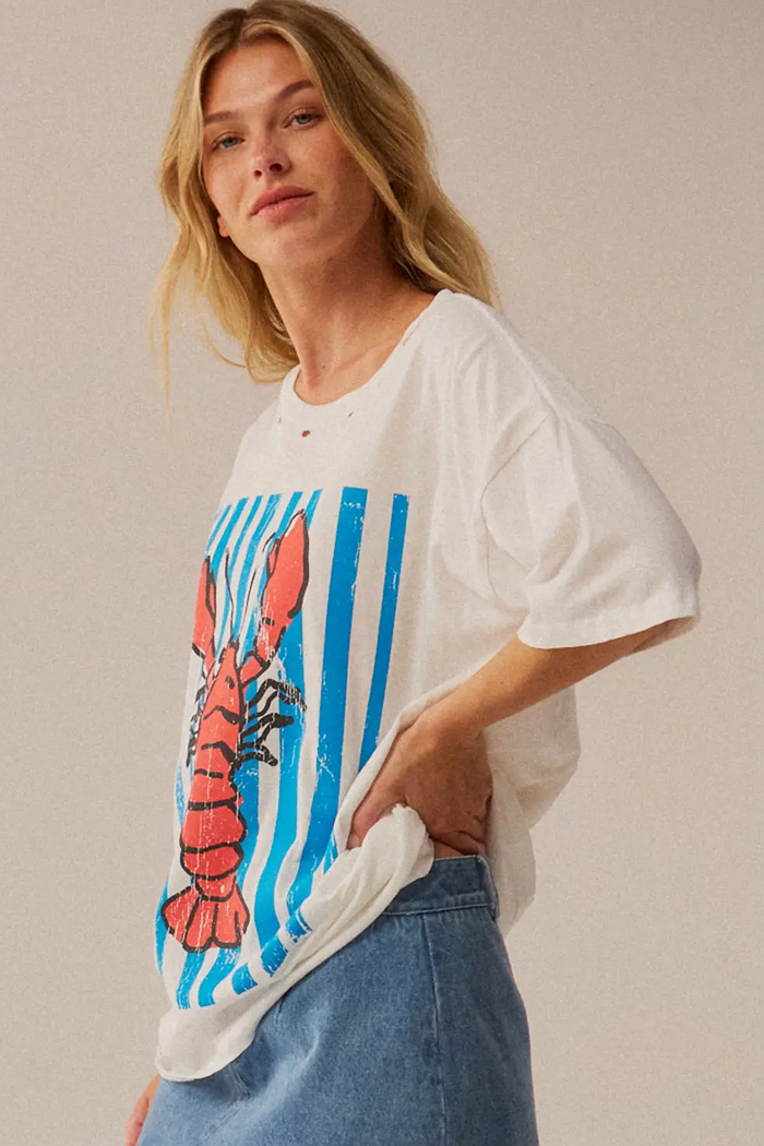 Vintage Lobster Graphic Tee