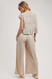 Sand & Sun Smocked Pant Set