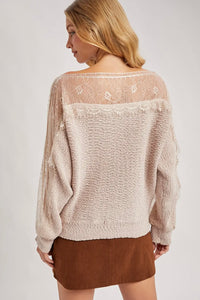 Amélie Lace Sweater