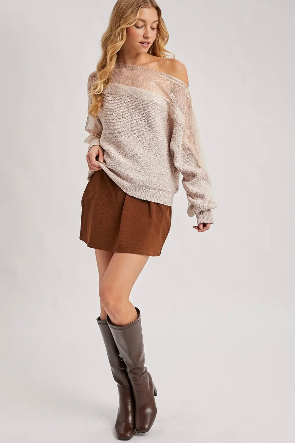 Amélie Lace Sweater
