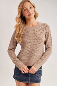 Sienna Pointelle Sweater