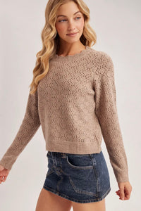 Sienna Pointelle Sweater