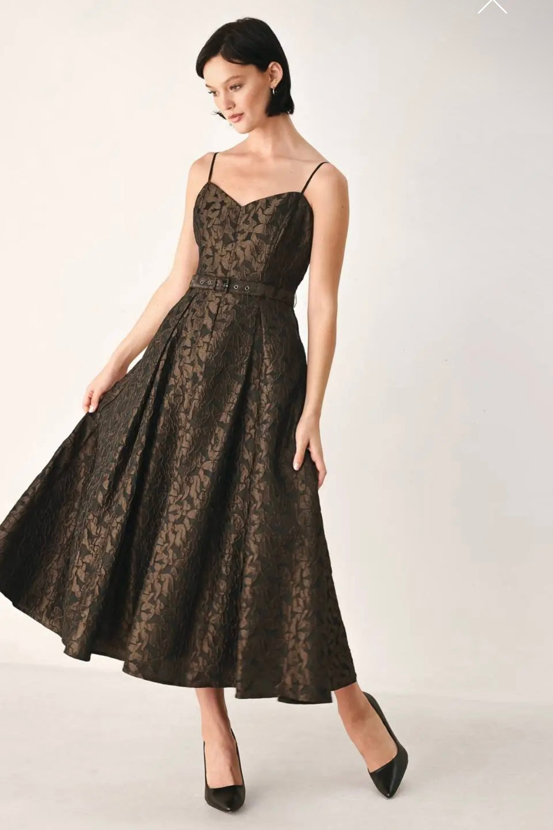 Midnight Romance Midi Dress