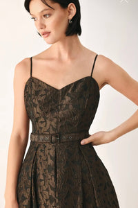Midnight Romance Midi Dress