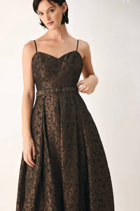 Midnight Romance Midi Dress