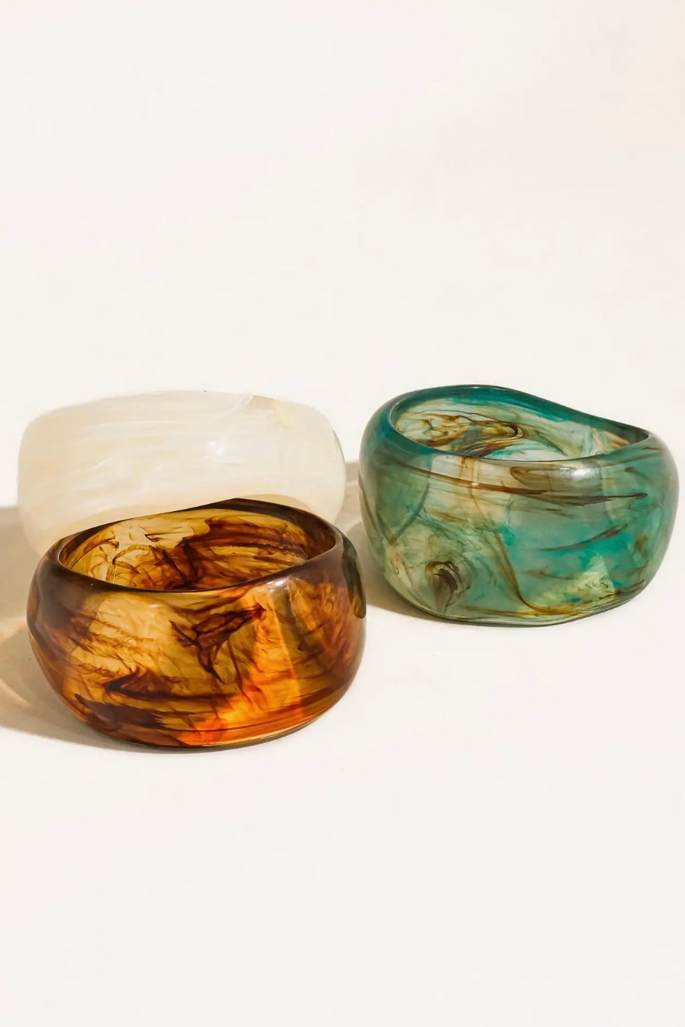 Amber Coast Resin Cuff