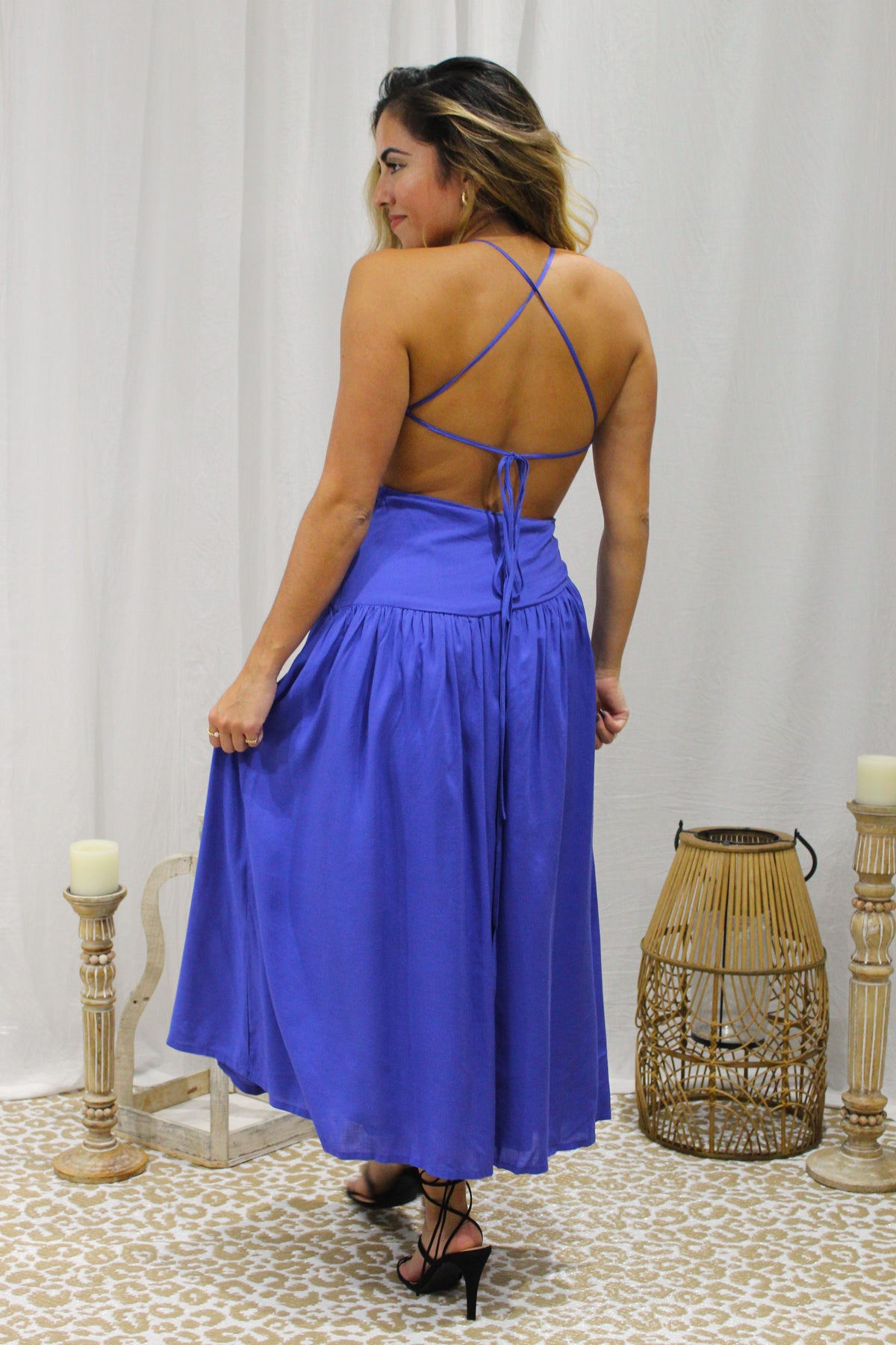 Midnight Strappy Dress