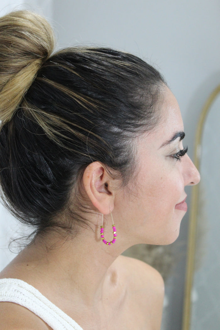 Marsa Teardrop Hoops