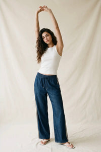 Racer Denim Pants