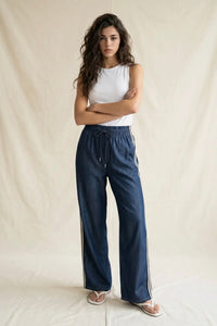 Racer Denim Pants