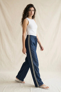 Racer Denim Pants