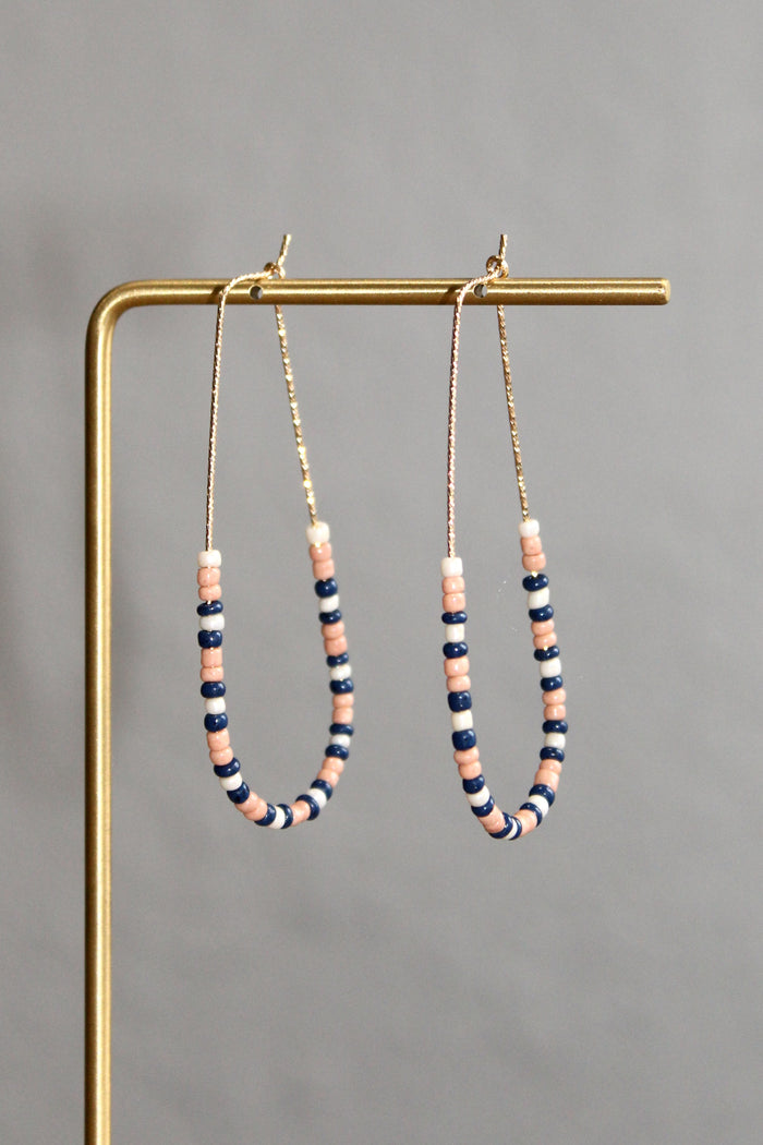 Summer Days Teardrop Sparkle Hoops