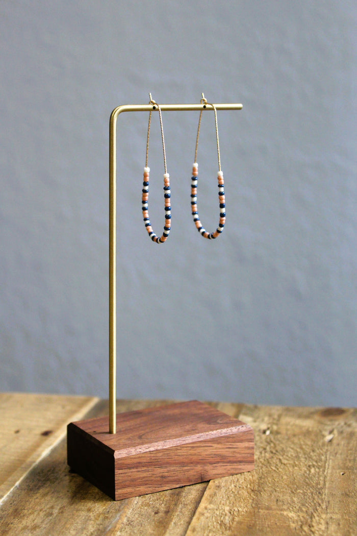 Summer Days Teardrop Sparkle Hoops