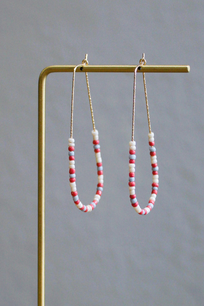 Sunny Days Teardrop Sparkle Hoops