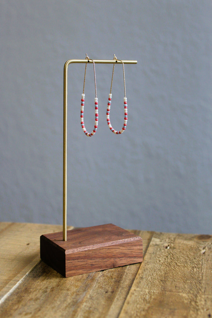 Sunny Days Teardrop Sparkle Hoops