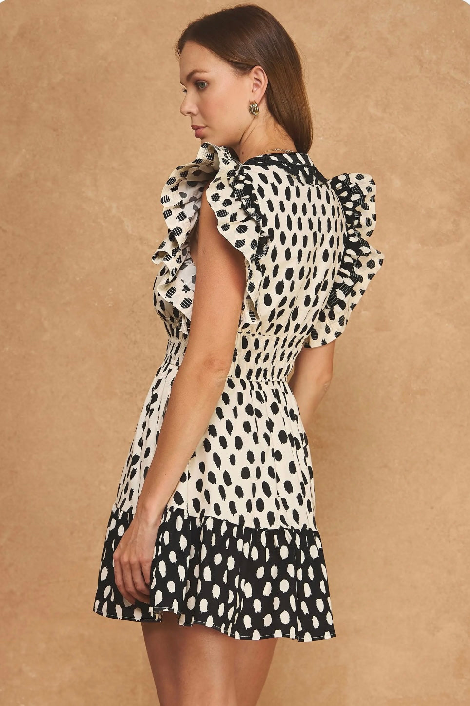 The Marisol Ruffle Mini Dress
