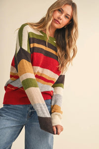 Autumn Striped Sweater