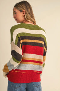 Autumn Striped Sweater