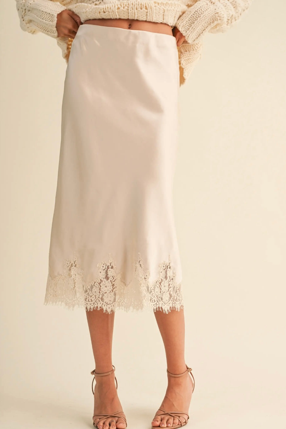 Amour Lace Midi Skirt