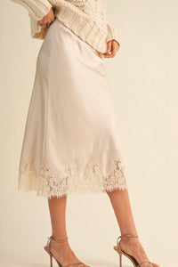 Amour Lace Midi Skirt
