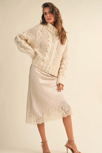 Amour Lace Midi Skirt