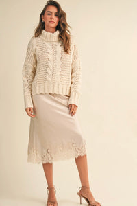 Amour Lace Midi Skirt