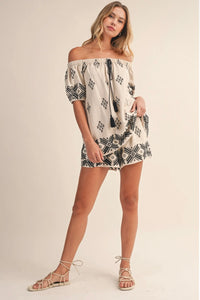 The Isla Embroidered Short Set