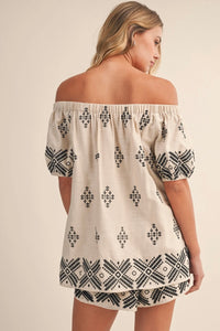 The Isla Embroidered Short Set