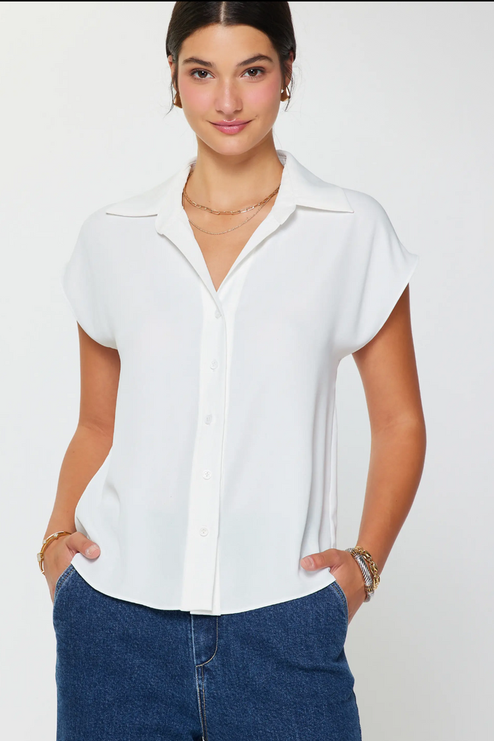 Camille Ivory Blouse