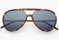 Tortoise Shay Unisex Aviator Sunglasses