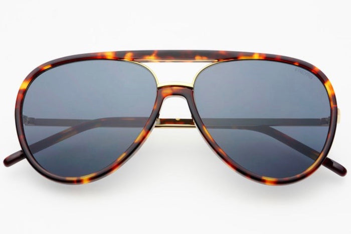 Tortoise Shay Unisex Aviator Sunglasses
