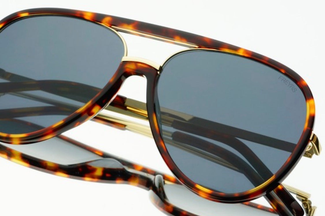 Tortoise Shay Unisex Aviator Sunglasses