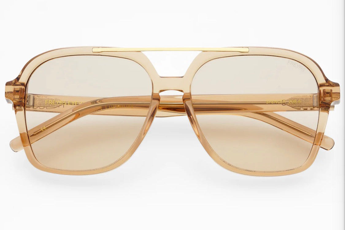 Tan Spencer Acetate Unisex Sunglasses