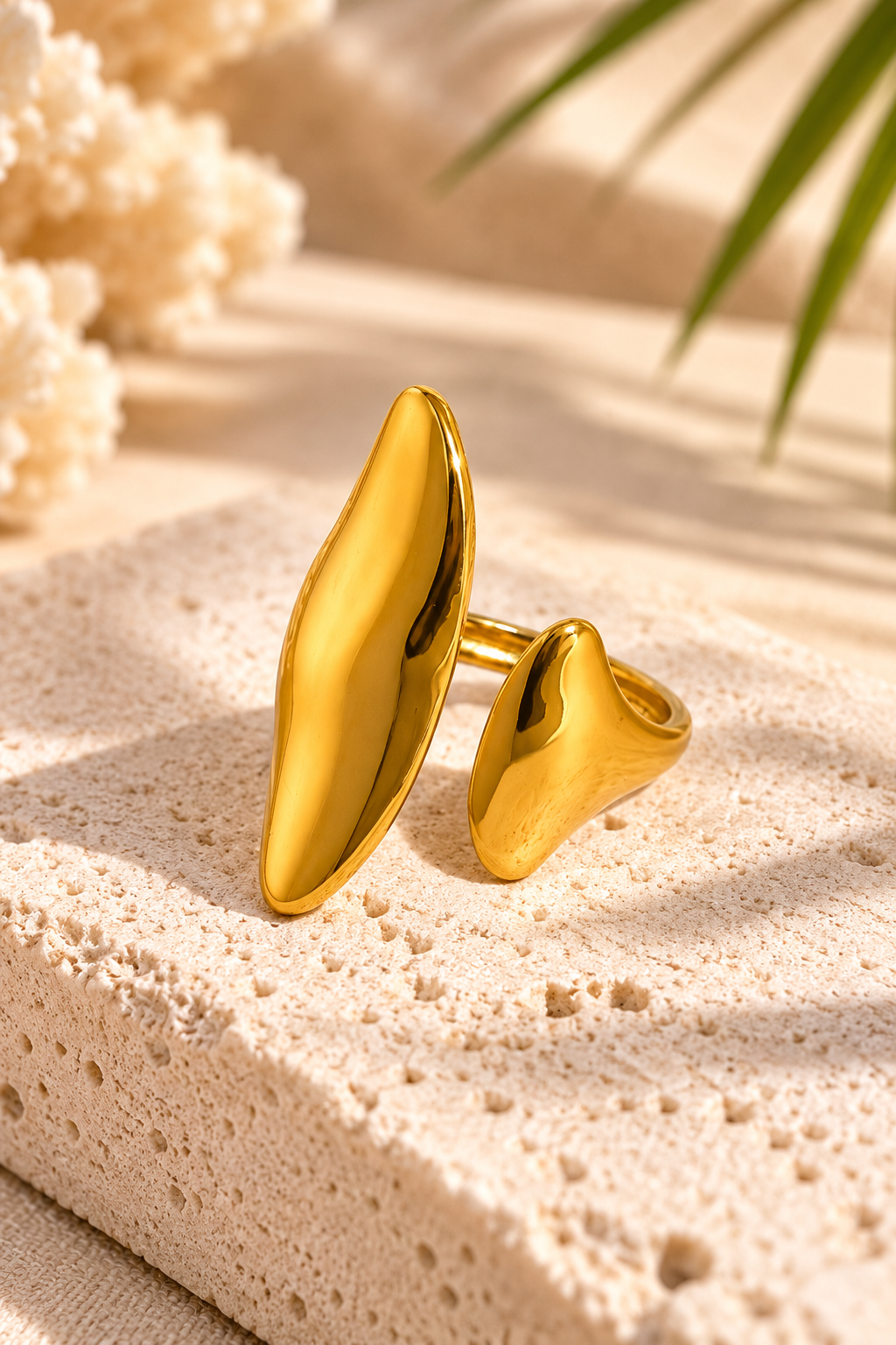Golden Muse Statement Ring