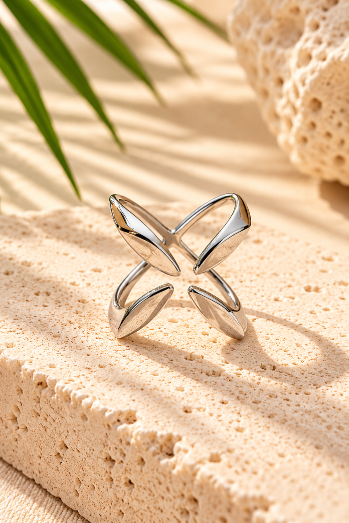 Silver Infinity Statement Ring