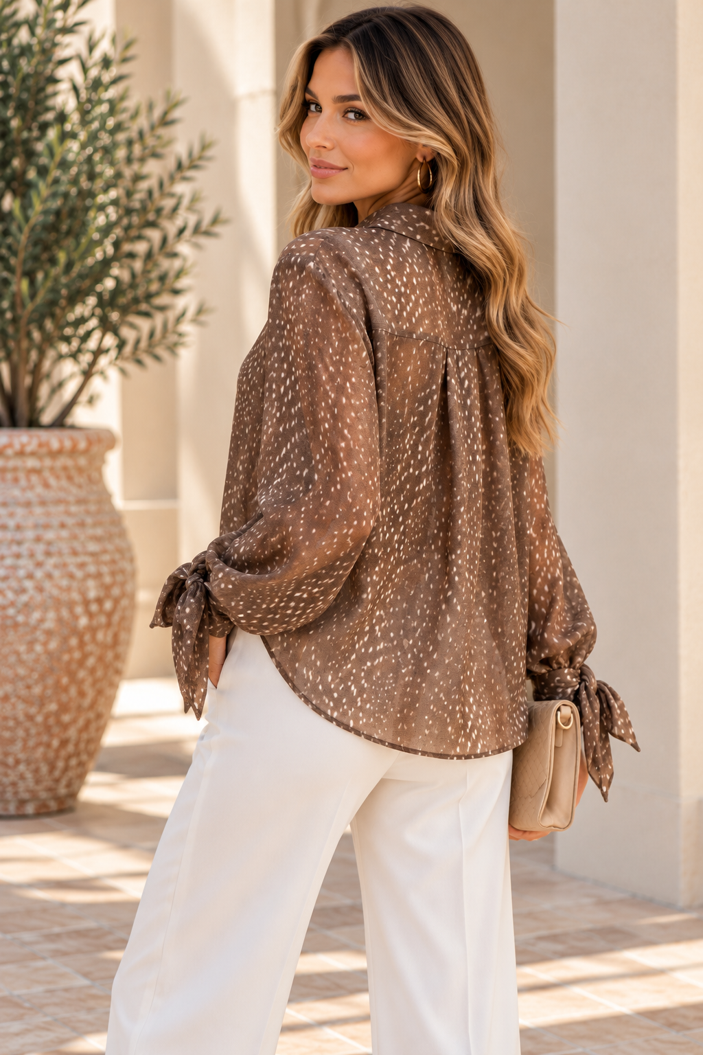 Mocha Muse Blouse